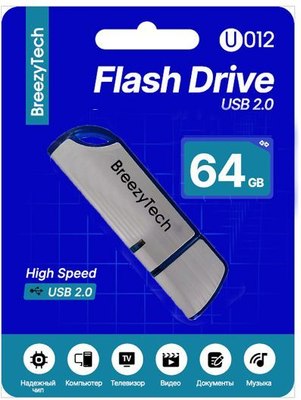 USB flash накопитель BreezyTech U012 64GB