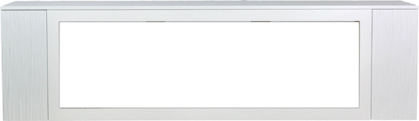 Портал для камина Смолком Dakota F 2D-fr3 V60 (бьянко белый) - фото