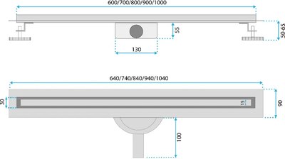 Трап для душа REA Neox Slim Pro / REA-G2711