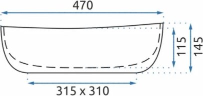Умывальник REA Andrea / REA-U6333