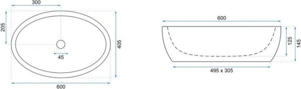 Умывальник REA Meryl / REA-U5054