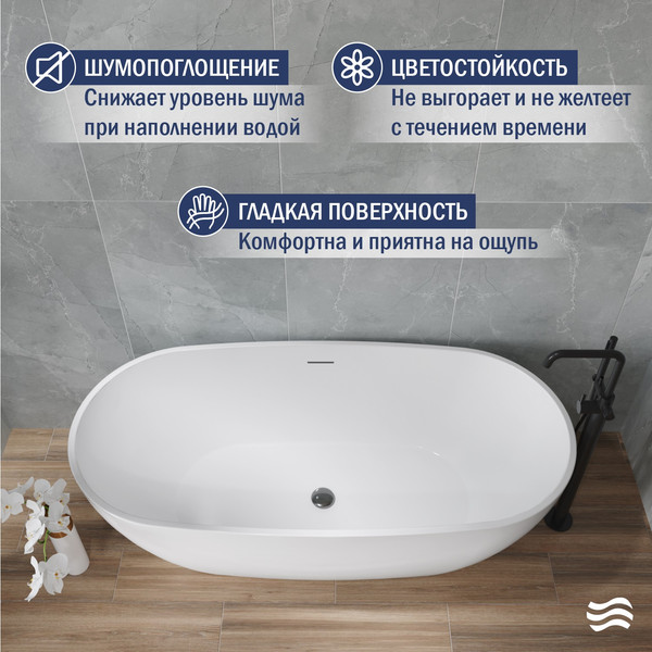 Ванна акриловая Lauter Lila 170x81.5 / 21660270