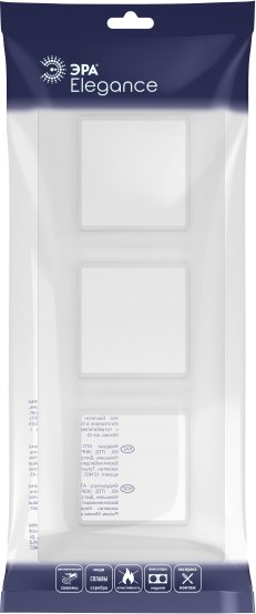 Рамка для выключателей и розеток ЭРА Elegance 14-5003-01М / Б0065816