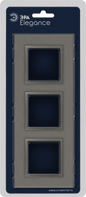 Рамка для выключателей и розеток ЭРА Elegance 14-5203-16 / Б0065844