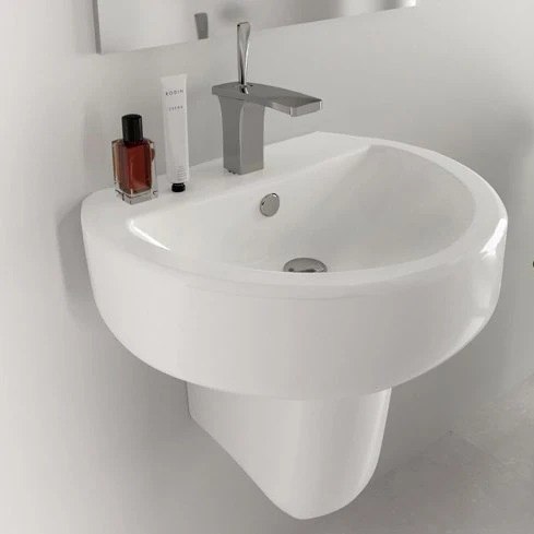 Полупьедестал Sanita Luxe Best / PD.WH/Best/N/WHT.G/S1