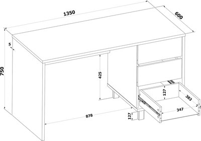 Письменный стол Сокол-Мебель СПм-210