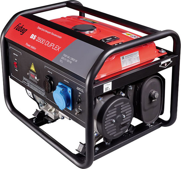 Бензиновый генератор Fubag BS 3500 Duplex / 646470