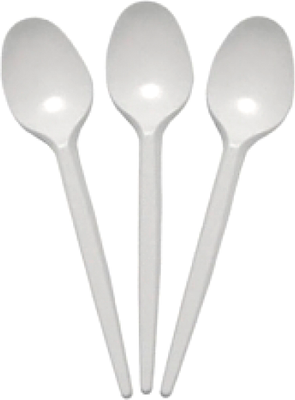 Набор одноразовых ложек ИнтроПластика Чайная 125мм - фото