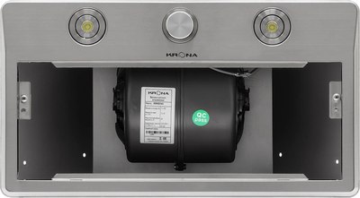 Вытяжка скрытая Krona Sven 600 Inox One Knob / КА-00008257