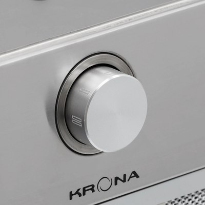 Вытяжка скрытая Krona Sven 600 Inox One Knob / КА-00008257