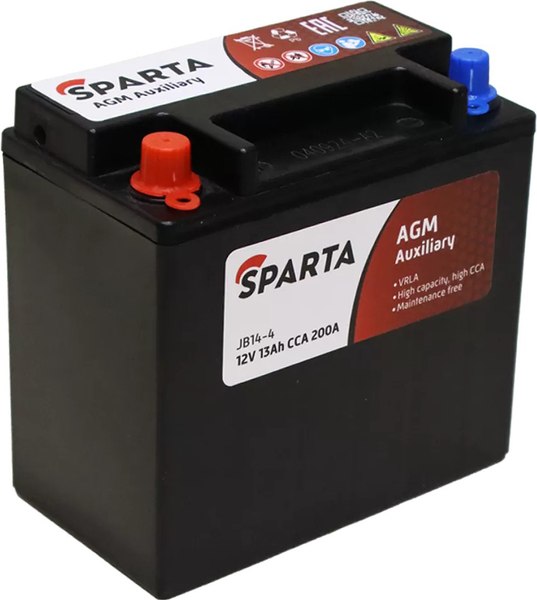 Автомобильный аккумулятор SPARTA L 12V / JB14-4 - фото