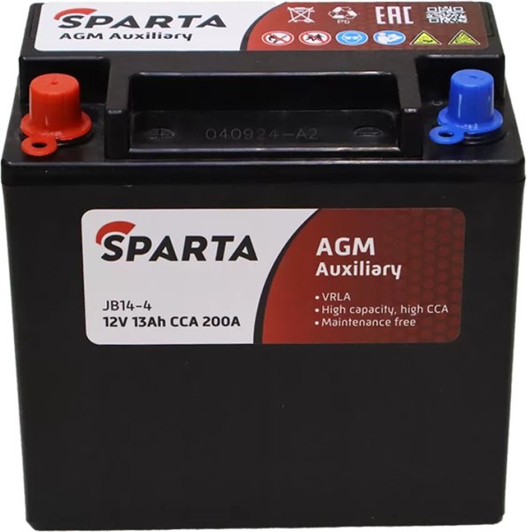 Автомобильный аккумулятор SPARTA L 12V / JB14-4