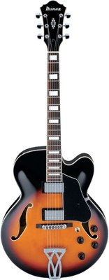 Полуакустическая электрогитара Ibanez AF75 BS - фото