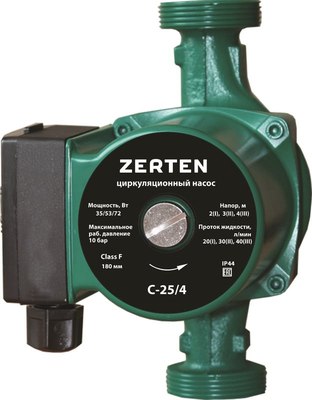 Циркуляционный насос Zerten C 25/4 - фото