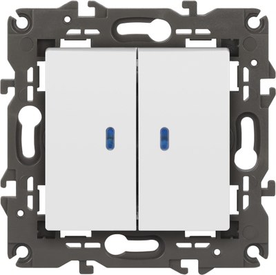 Выключатель ЭРА Elegance 14-1105-01М / Б0065807 - фото
