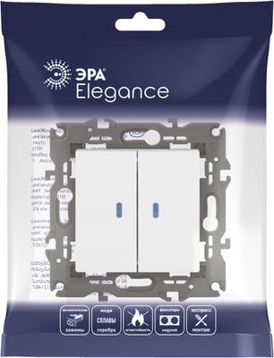 Выключатель ЭРА Elegance 14-1105-01М / Б0065807