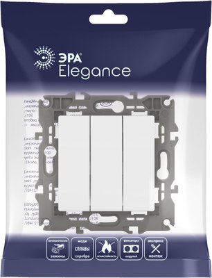 Выключатель ЭРА Elegance 14-1107-01М / Б0065796