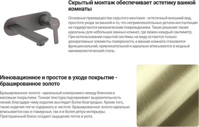 Излив Deante Cascada Gold BR NAC R87K