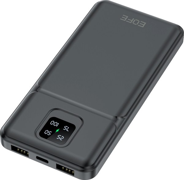 Портативное зарядное устройство EOFE 10000mAh LCD 37W / EOF-6976470360354 - фото