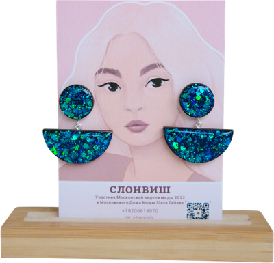 Серьги Слонвиш 7466 - фото