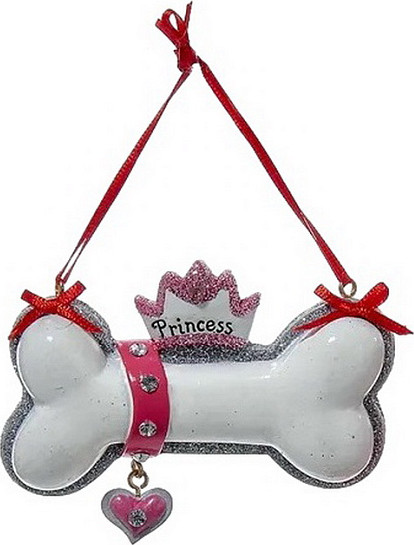 Елочная игрушка Kurt S. Adler Christmas 2024. Косточка с короной / A1334_1 - фото