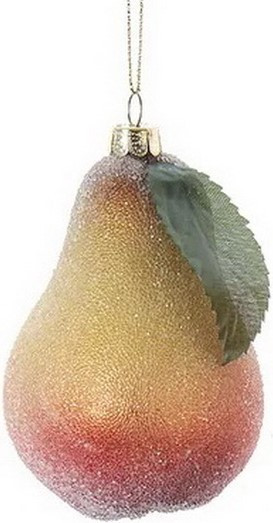 Елочная игрушка Kurt S. Adler Christmas 2024. Груша / C6397_2 - фото