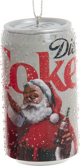 Елочная игрушка Kurt S. Adler Christmas 2024. Баночка Coca-Cola Diet / CC1222_2 - фото