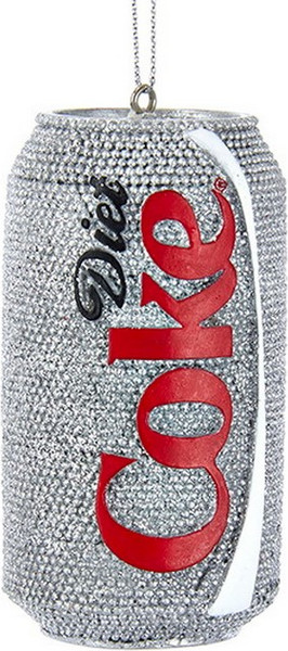Елочная игрушка Kurt S. Adler Christmas 2024. Баночка Coke Diet / CC2176DC - фото