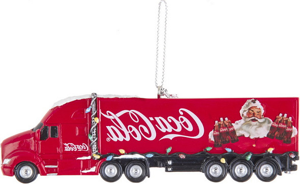 Елочная игрушка Kurt S. Adler Christmas 2024. Грузовик Coca-Cola / CC2204 - фото