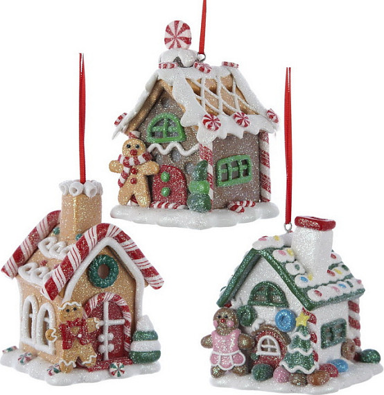 Елочная игрушка Kurt S. Adler Christmas 2024. Пряничный домик / D1477