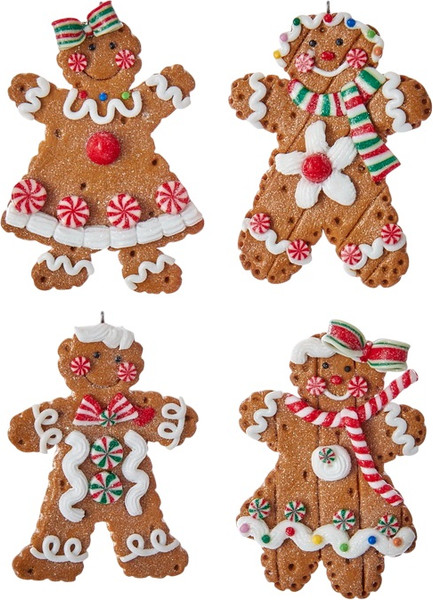 Елочная игрушка Kurt S. Adler Christmas 2023. Пряничный человечек / D3172