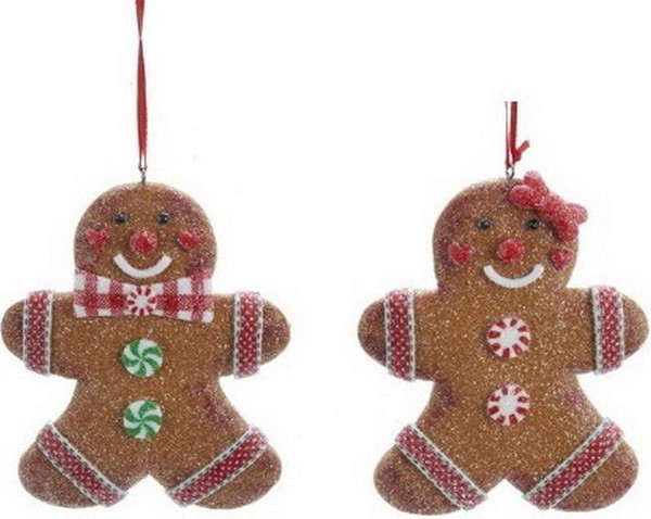 Елочная игрушка Kurt S. Adler Christmas 2024. Пряничный человечек / D3625