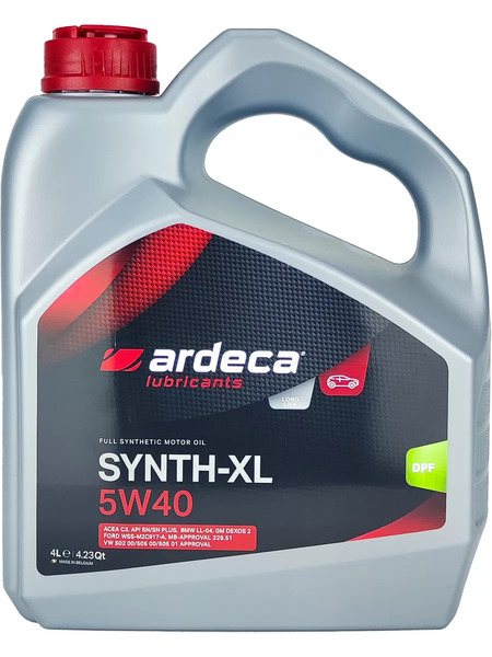 Моторное масло Ardeca Synth-XL 5W40 / P01031-ARD005 - фото