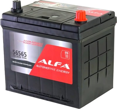 Автомобильный аккумулятор ALFA battery EFB Asia JR 650A / EFB-D23 - фото