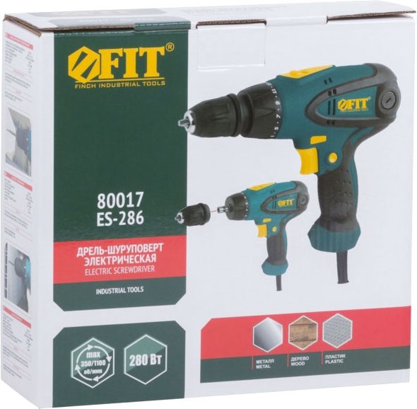 Дрель-шуруповерт FIT 80017