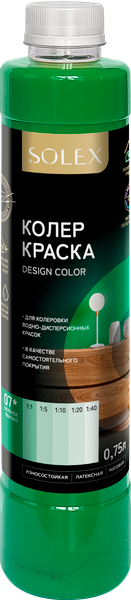 Колеровочная краска Solex Зеленое Яблоко - фото