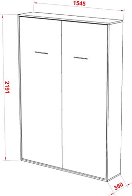 Шкаф-кровать трансформер Макс Стайл Smart Egger 140x200x18