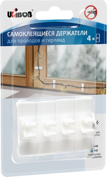 Набор креплений для гирлянды Unibob 49001 - фото