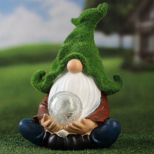 Садовая фигура-светильник Take It Easy Гном предсказатель / 10122715