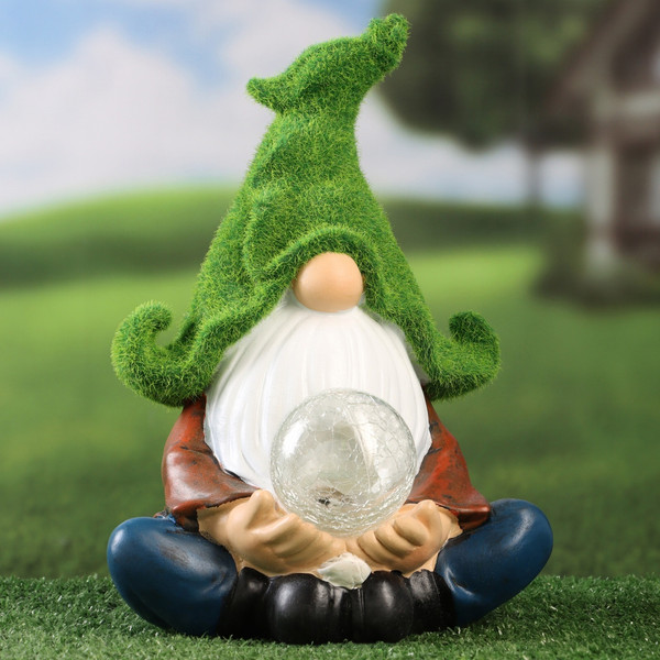 Садовая фигура-светильник Take It Easy Гном предсказатель / 10122715