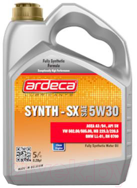 Моторное масло Ardeca Synth-SX 5W30 / P01171-ARD005 - фото