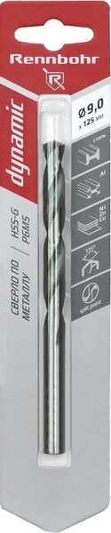 Сверло Rennbohr 9.0х125мм Dinamic P9M3 / 675090 - фото
