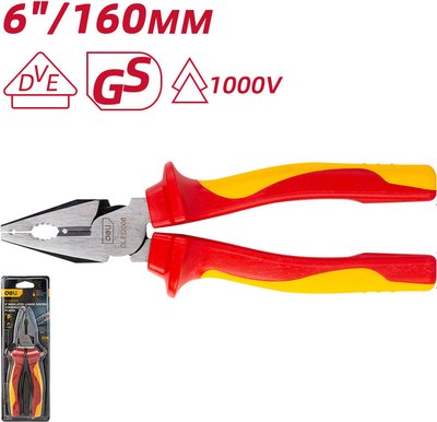 Плоскогубцы Deli EDL512006