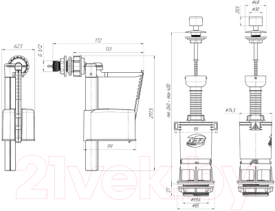 Арматура Ани Пласт WC4050