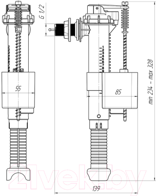 Арматура Ани Пласт WC5020