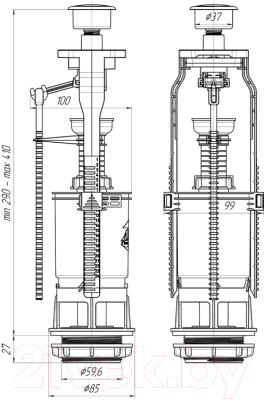 Арматура Ани Пласт WC7030M