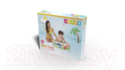 Надувной бассейн Intex Динозавр / 57106NP