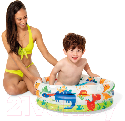 Надувной бассейн Intex Динозавр / 57106NP