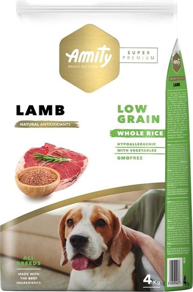 Сухой корм для собак Amity Super Premium с ягненком - фото