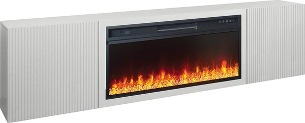 Каминокомплект Смолком Montana F 2D-fr1 V42 Vision 42 LED (бьянко белый)